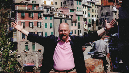 Host Rudy Maxa in Cinque Terre