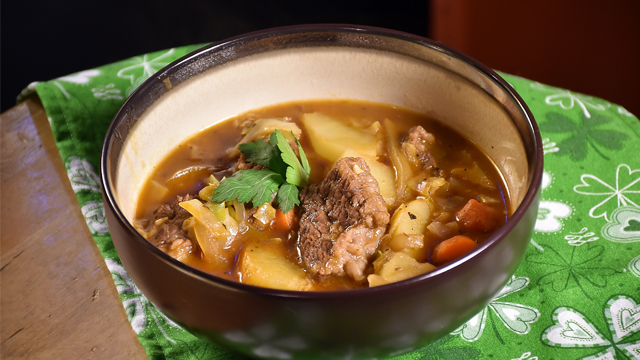 Chef Kevin Belton's Irish stew.