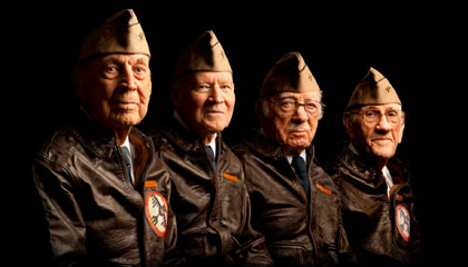 Four of Doolittle's Raiders.