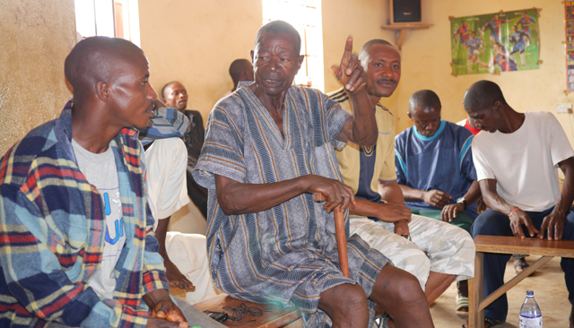 A village chief in Sierra Leone.