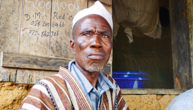 An elder in Sierra Leone.