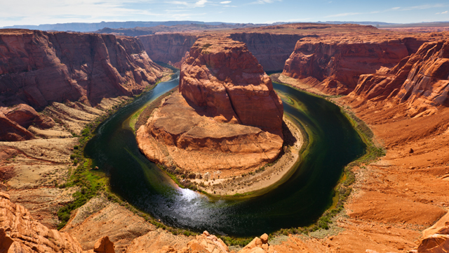 Horseshoe Bend located near the town of Page, Arizona.