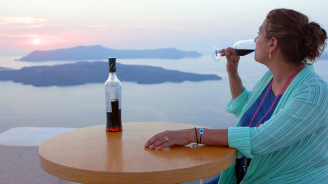 Diane celebrates the intensely flavored food and unique wines of one of Greece’s most breathtaking islands, Santorini.
