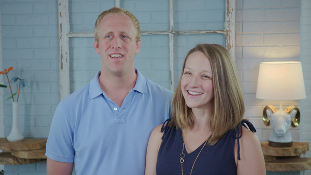 Kate and Alex take a hands-on approach with their home.