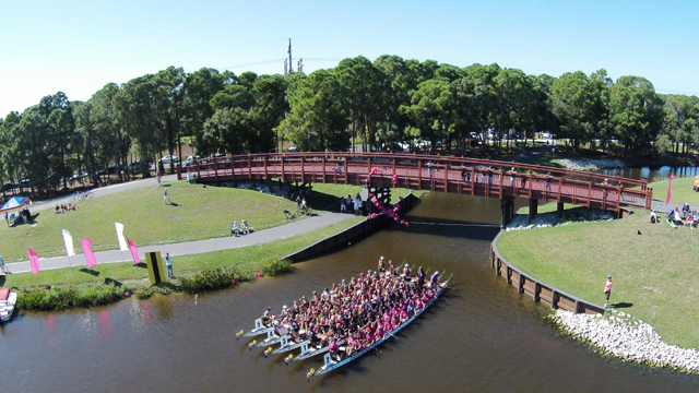 The 2014 Dragon Boat Festival was held for the first time in Sarasota, Florida,