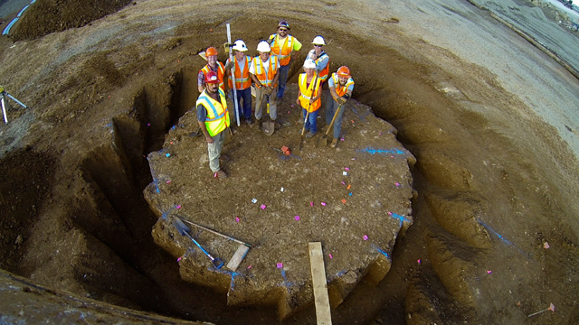 The earthcasting team in Portland.