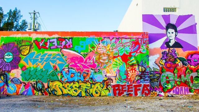 Wynwood mural memorial to 18-year-old graffiti artist Israel Reefa Hernandez-Llach who died of heart failure after being tasered by a Miami Beach officer.