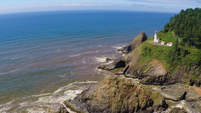 The the wild Pacific coast of Oregon