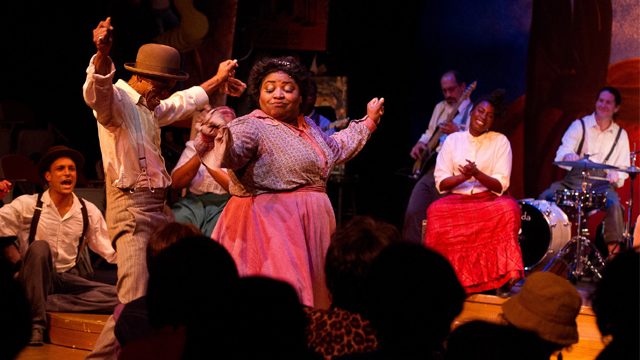 The Playhouse production of Ain’t Nothin but the Blues was one of many productions carefully curated by the Crabtrees that boasted all Black casts.