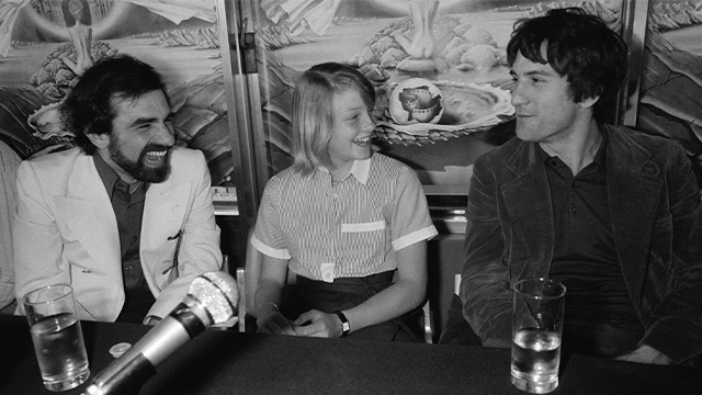 Martin Scorsese, Jodie Foster, and Robert De Niro